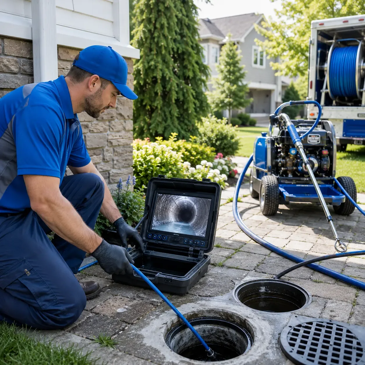 Outdoor drain cleaning professionals serving Haw River, NC